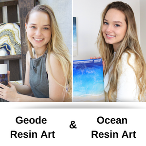 Geode Resin Art & Ocean Resin Art Course