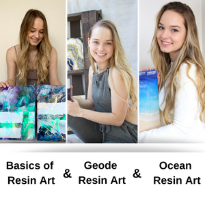 Basics of Resin, Geode Resin Art & Ocean Resin Course